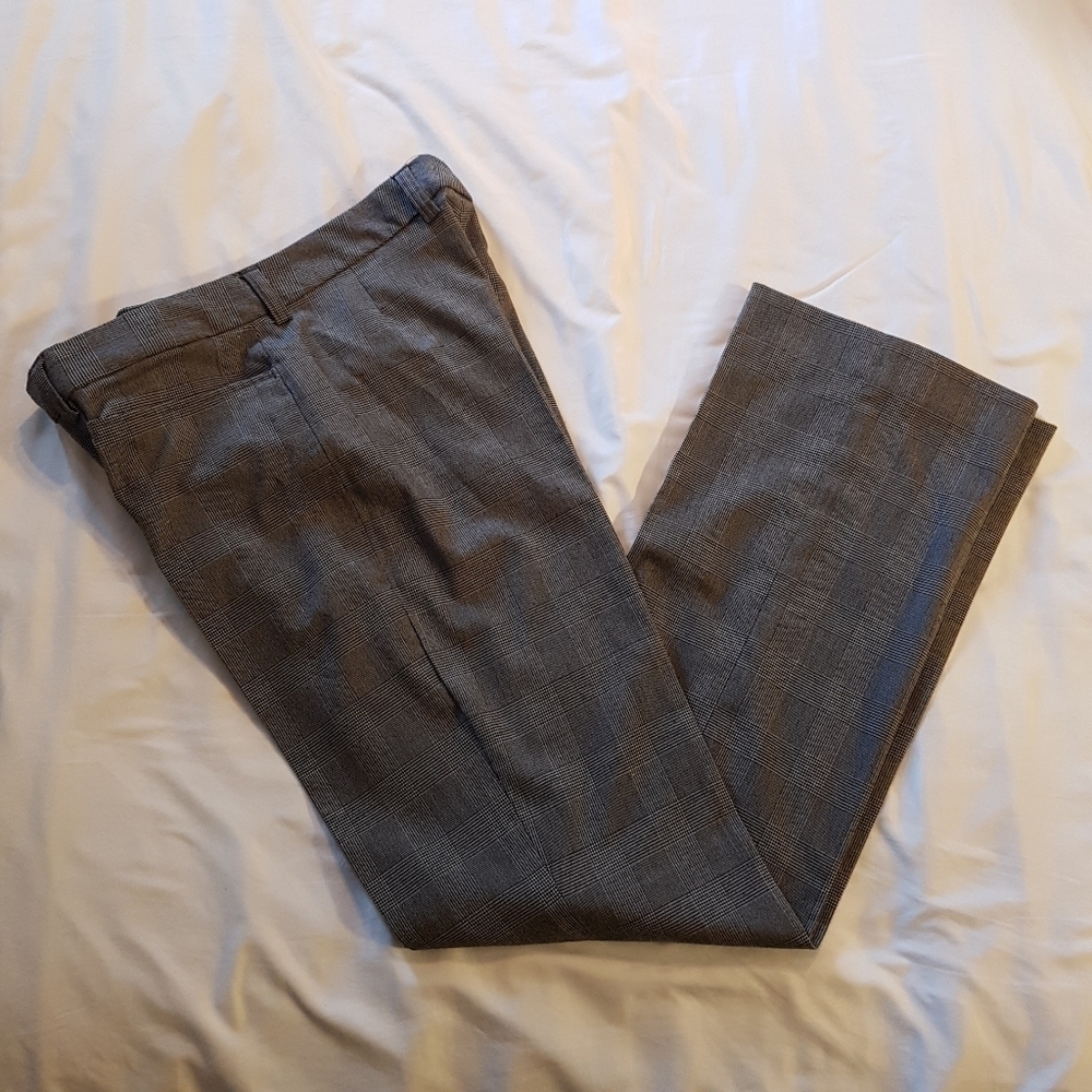 Gap women's dress pants size 6A black & white plaid